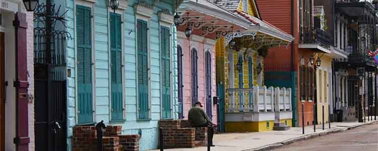 New Orleans, Louisiana, row houses