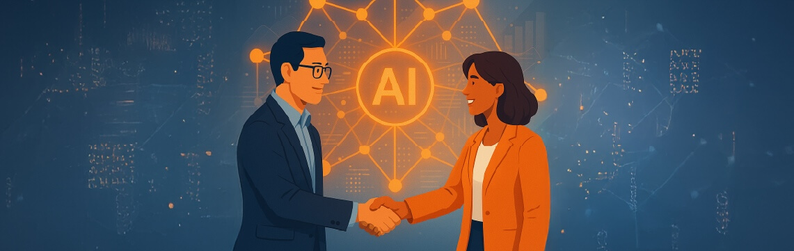 Two people shaking hands