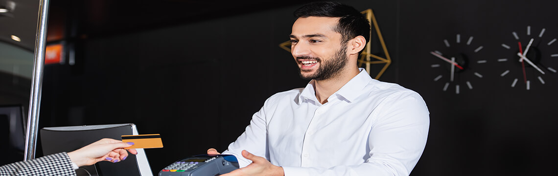 Hotel desk clerk