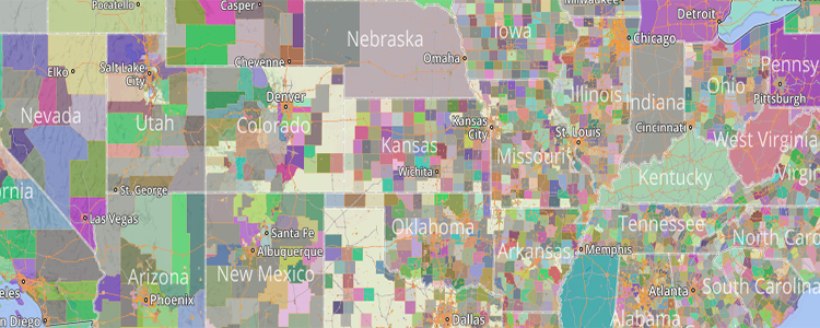 U.S. tax jurisdictions map