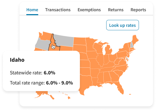 Idaho Look up rates