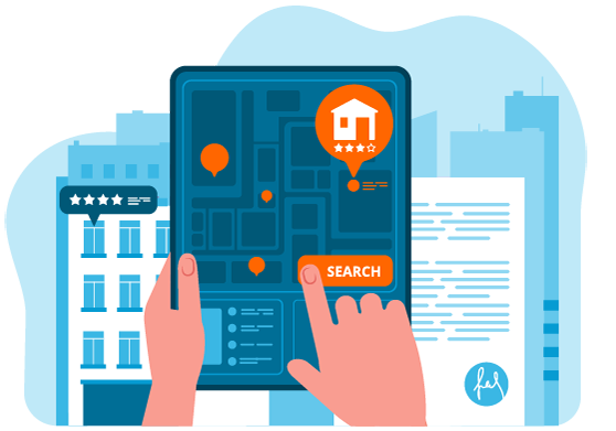 MyLodge Searching agreements