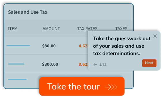 Preview Sales and Use Tax